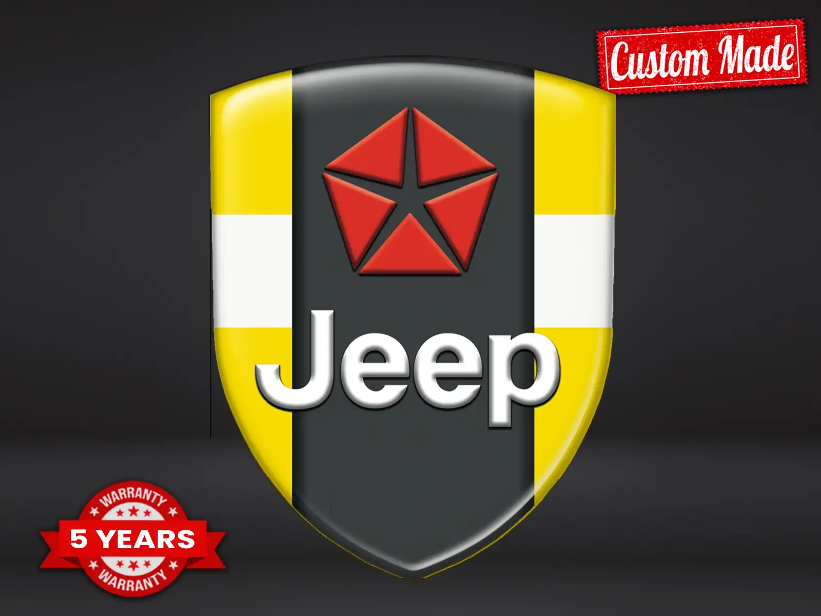 Jeep Pegatina Silicona Pro Máximo Resistente Elegante 